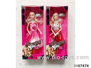 11 inch 9 joint Barbie in window box