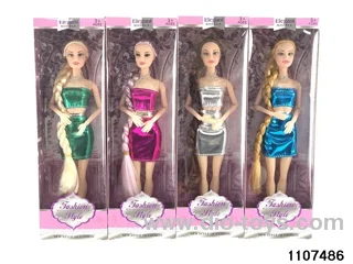 11 inch 9 joint Barbie in window box