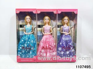 11 inch 9 joint Barbie in window box
