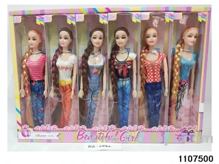 11.5 inch 9 joint Barbie in window box