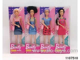 11 inch 9 joint Barbie in window box