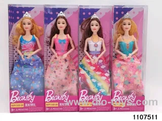 11 inch 9 joint Barbie in window box