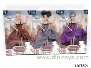 11.5 inch 9 joint Barbie in window box