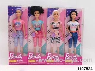 11.5 inch 9 joint Barbie in window box