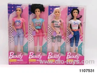 11.5 inch 9 joint Barbie in window box