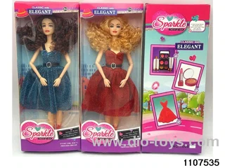 11 inch Barbie doll in window box