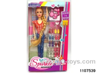 11 inch Barbie doll in window box
