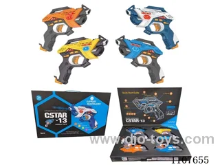 Four battle guns (Orange + Green/White + Blue)