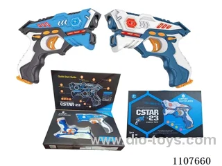 Two battle guns (White + Blue)