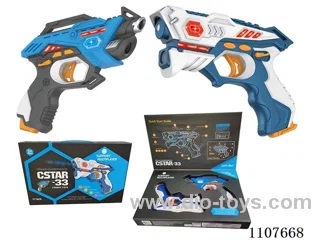 Two battle guns (8813 Blue +8823 White)