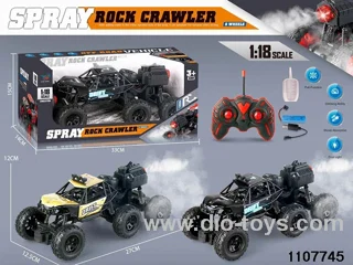 27mhz Alloy RC car with light in window box