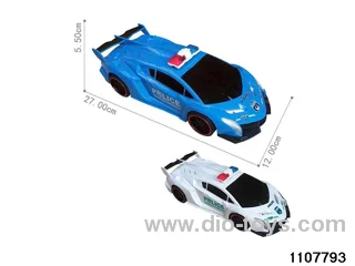 Inertia Police Car (27CM) in opp bag
