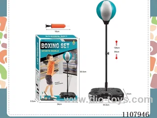 Simulated boxing ring set