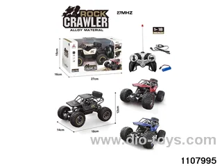 1:18 Alloy Climbing Car in window box