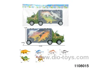 Scooter Dinosaur Storage Vehicle Set in opp bag