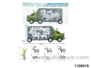 Scooter Dinosaur Storage Vehicle Set in opp bag