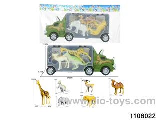Scooter Dinosaur Storage Vehicle Set in opp bag
