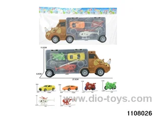 Scooter Dinosaur Storage Vehicle Set in opp bag