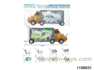 Scooter Dinosaur Storage Vehicle Set in opp bag