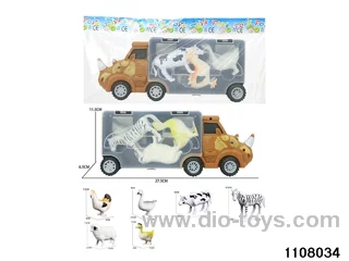 Scooter Dinosaur Storage Vehicle Set in opp bag