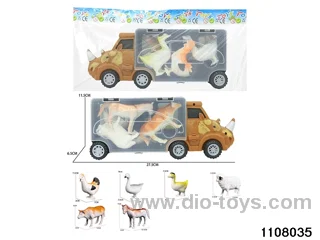 Scooter Dinosaur Storage Vehicle Set in opp bag