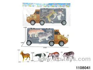 Scooter Dinosaur Storage Vehicle Set in opp bag