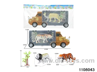 Scooter Dinosaur Storage Vehicle Set in opp bag