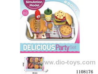 Boneless chicken burger set