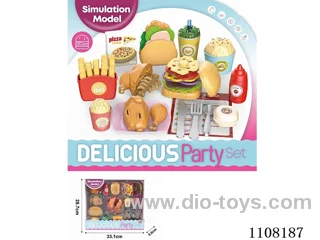 Boneless chicken burger set