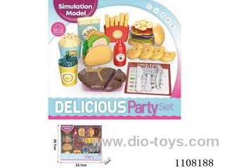 Boneless chicken steak burger set
