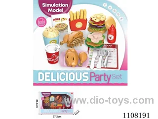 Boneless chicken burger set