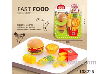 Burger fries