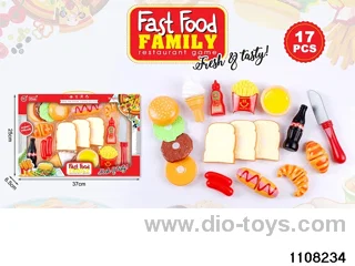 Premium Western Food Playset（17pcs）in window box