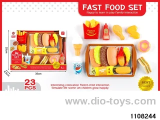 Happy American Meal Playset（23pcs）in window box