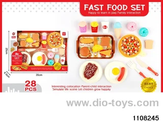 Happy American Meal Playset（28pcs）in window box