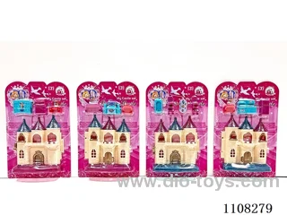 Mini Castle + Furniture (4 mixed)