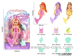 6 "Half mermaid (16.5cm)