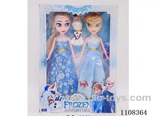 9 inch heavy snow princess with Olaf