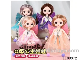 16cm doll 13 joint 3D eye 4 angel mix