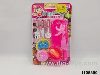 Tableware toys in Blister card