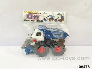 sliding vehicle in PP bag with header