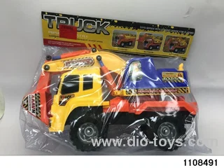 Skid steer forklift in PP bag with header