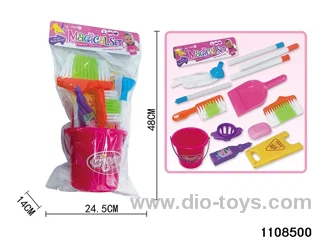 Sets of sanitary ware in PP bag with header