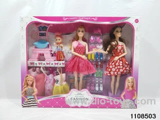 11 inch 9 joint Barbie in window box