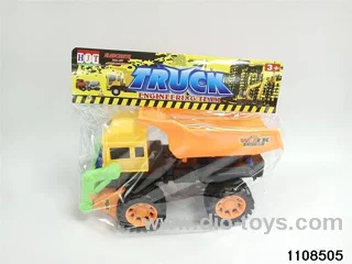 Skid steer bucket truck in PP bag with header