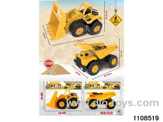 Skid steer in PP bag with header