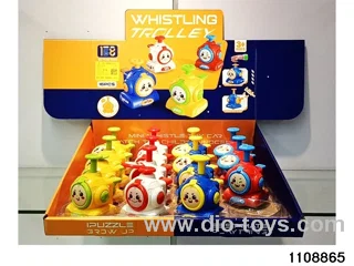 Press whistle car (16PCS)