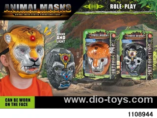 Tiger and orangutan masks