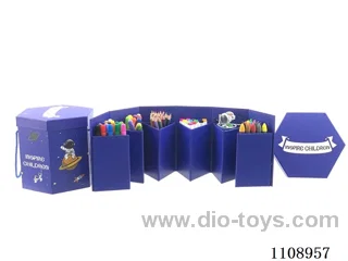 Astronaut hexagonal box painting set