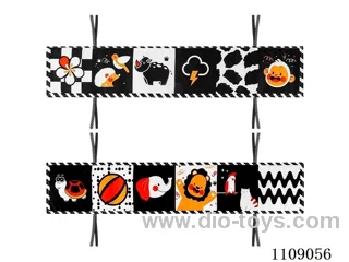 Soft baby book Animals Black, White and Red